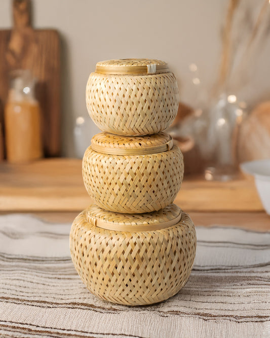 Bamboo Bowl Set