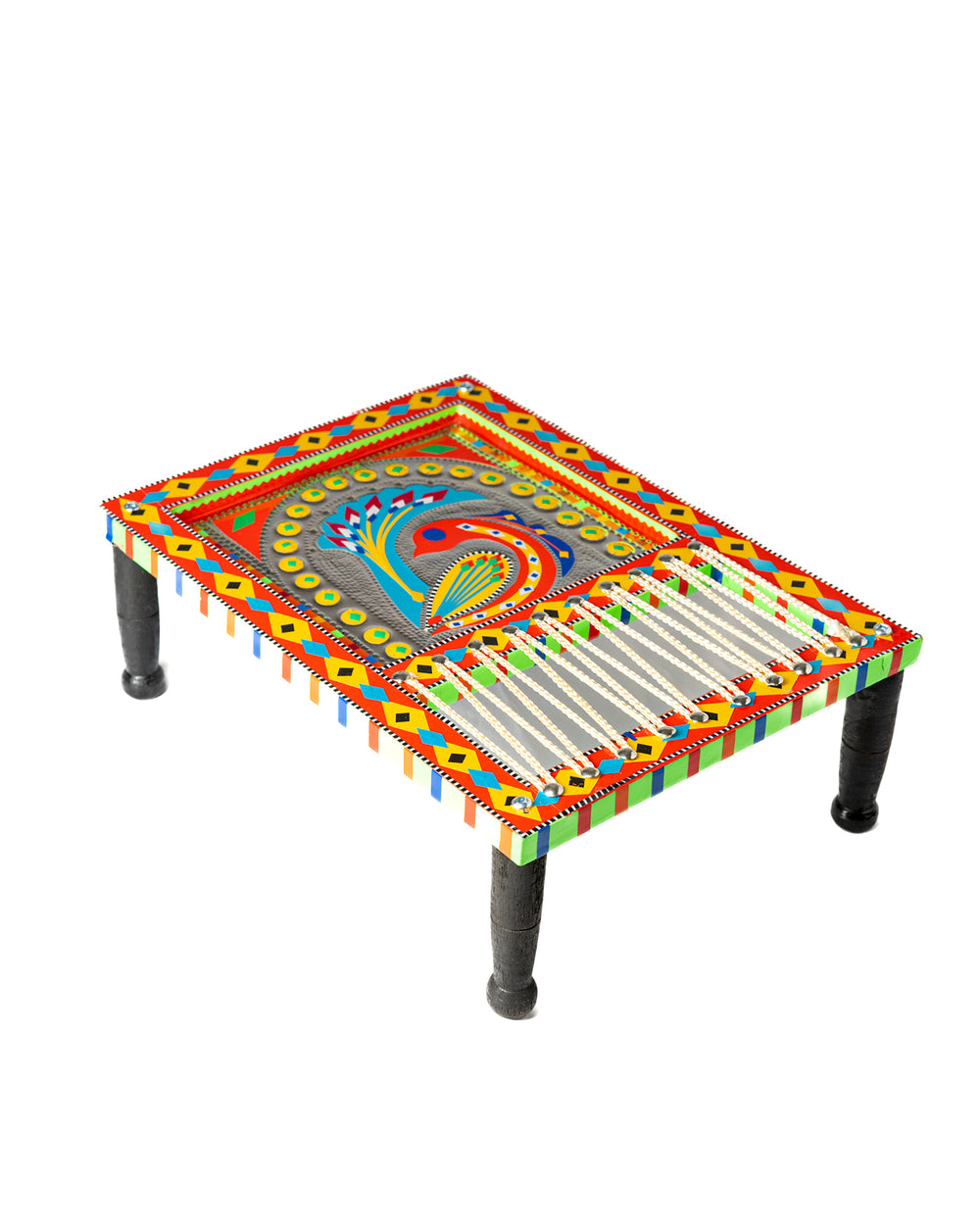 Traditional Chamakpatti Charpai Tray