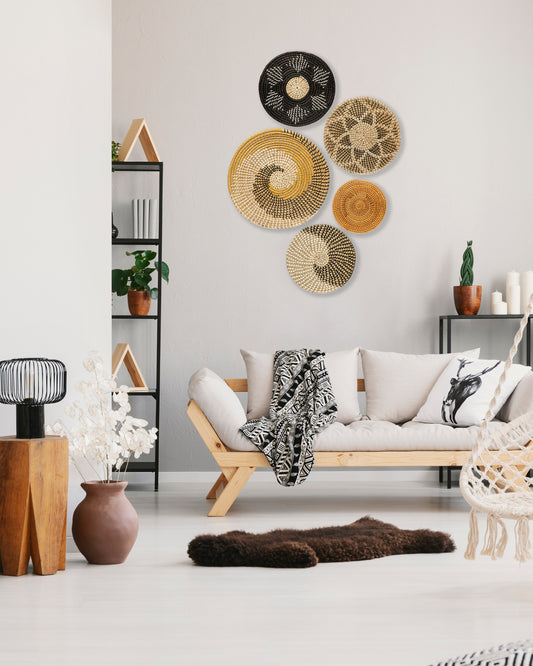 Boho Wall Hanging Basket Set